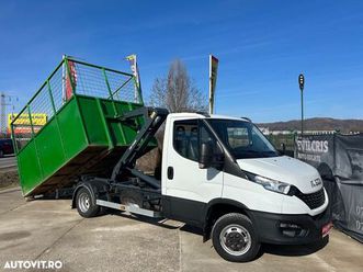 utilizat iveco 3.0 d abrollkipper lift truck 3.5 tone 2021 - 34 485 eur, 95 000 km - autovit.ro