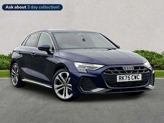 audi a3 1.5 tfsi 150 s line 5dr s tronic hatchback 2025, 2709 miles, £30561 - 33165668 - exchangeandmart.co.uk