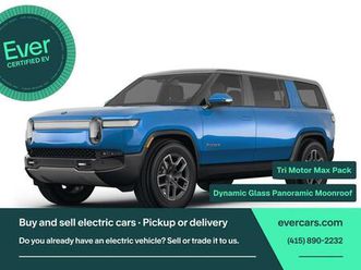 used 2025 rivian r1s ascend tri motor max pack