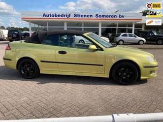 saab 9-3 cabrio 1.8t linear jubileem uitvoering — saab — marktplaats