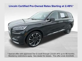 certified 2023 lincoln aviator reserve