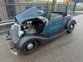 ford model b cabriolet flathead v8 hotrod all steel — oldtimers — marktplaats