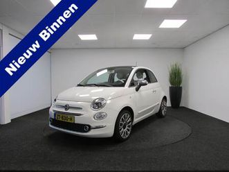 fiat 500 1.2 lounge i vast panoramadak i navigatie i parkeersensoren achterzijde i bovag-garantie i