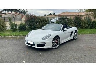 porsche boxster s 981 - sport design - pack chrono - sièges elec - 4 pneus neufs - carnet complet porsche