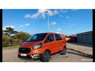 ford transit custom active orange glow fg 320 l1h1 2.0 ecoblue 170 bmv6 cabine approfondie