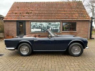 triumph tr4, royal blue, 1964 — triumph — marktplaats