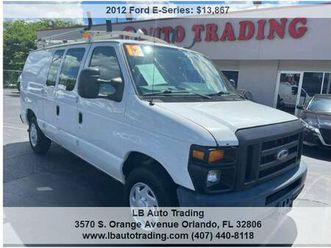 2012 ford e-150 econoline cargo van with only 96,591 miles