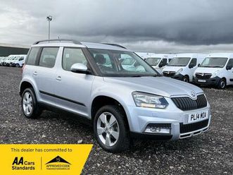 2014 skoda yeti 2.0 tdi cr se 5dr hatchback diesel manual