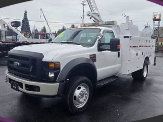 2008 ford f550 super duty regular cab & chassis - in-house financing a