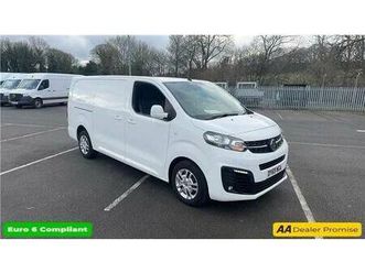 2019 vauxhall vivaro 2900 1.5d 100ps sportive h1 van panel van diesel manual