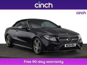 2.0 e220d amg line (premium plus) cabriolet g-tronic+ euro 6 (start/stop) 2dr