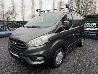 ② ford transit custom, 2021, 93.000km, ac, dakdrager, camera — camionnettes & utilitaires — 2ememain
