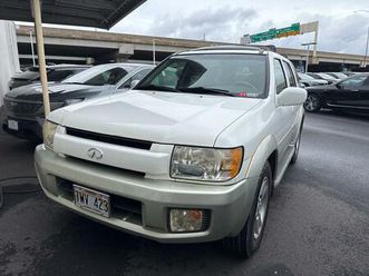 used 2001 infiniti qx4 luxury