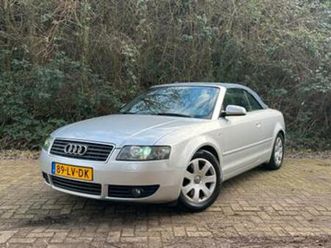 audi a4 cabriolet 2.4 v6 exclusive | aut 2003 org. nl — audi — marktplaats