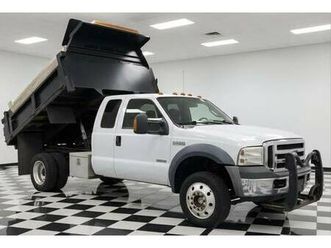 2006 ford f550 6.0 diesel 4x4 nice dump box