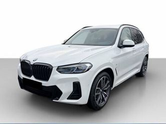 bmw x3 xdrive20d 190ch m sport acc-gps-led-toit ouvrant panoramique-blanc-jantes 20