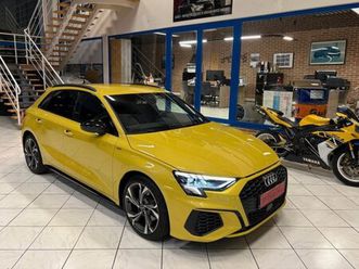 audi a3 sportback 35 tfsi s tronic line 150ch led matrix-carplay-semi cuir-jantes 18-black edition-1 main