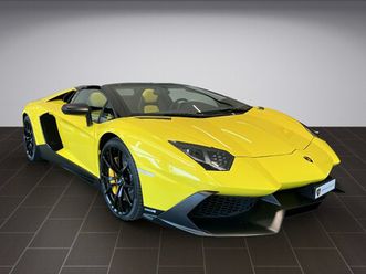 aventador lp720-4 roadster 50 anniversario e-gear