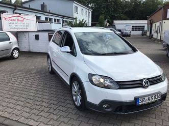 volkswagen golf plus vi crossgolf+klima+leder+alu