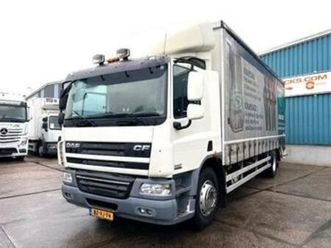 daf cf 75.250 4x2 with curtainside box & loading platform (e — vrachtwagens — marktplaats