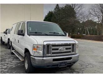 white 2014 ford e-series e-250 cargo van
