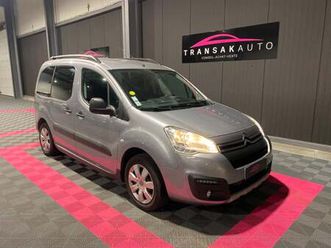 citroen berlingo multispace bluehdi 100 cv bvm5 feel + radar + double porte latérale + bluetooth