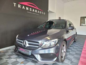 mercedes classe c 220 bluetec executive 7g-tronic pack amg attelage toit ouvrant full cuir camera