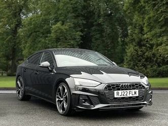 audi a5 2.0 tfsi 35 black edition sportback 5dr petrol s tronic euro 6 (start/stop) (150 ps)