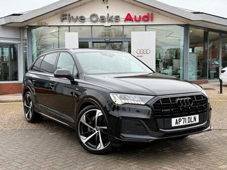 audi q7 3.0 tdi v6 50 black edition suv 5dr diesel tiptronic quattro euro 6 (start/stop) (286 ps)