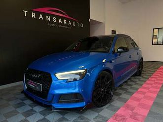 audi a3 sportback 2.0 tfsi 190 s tronic 7 quattro s line - b/o - carplay - remus - toit ouvrant