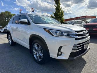 toyota highlander hybrid limited* панорама* кожа* подгрев* нави* 7 p