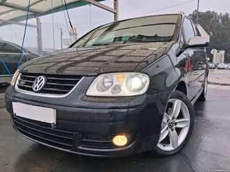 vw touran 2.0 tdi 140cv 7lugares nacional selo 46euros junho/06