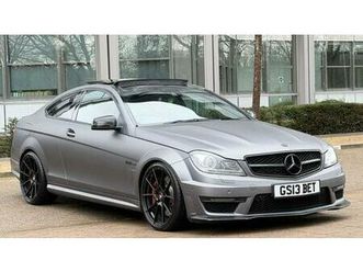 2013 mercedes-benz c class c63 2dr auto coupe petrol automatic