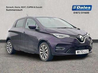 2020 renault zoe zoe 100kw i gt line r135 50kwh 5dr auto hatchback hatchback electric automatic