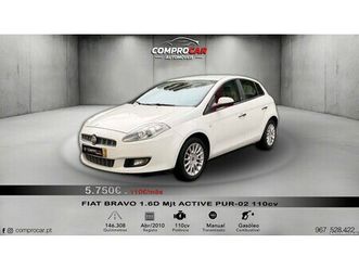 fiat bravo 1.6d mjt active pur-02 110cv - 146.308kms abril/10