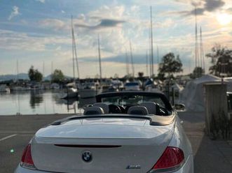 bmw m6 cabrio allpinweiß v10