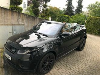 land rover range rover evoque cabriolet black edition