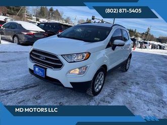 used 2019 ford ecosport se