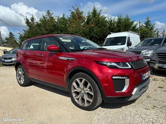 land-rover range rover evoque 2.0 td4 ph2 180 cv bva9 2016 137000kms pack autobiography 14990e