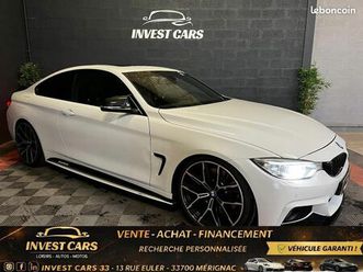 bmw serie 4 coupé (f32) 435ia 306ch m performance steptronic8 - 2eme main - garantie 6 mois minimum