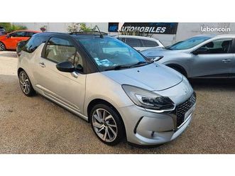 ds ds3 cabriolet 'sport chic' hdi 120 cv 2eme main parfait état, courroie de distribution faite...