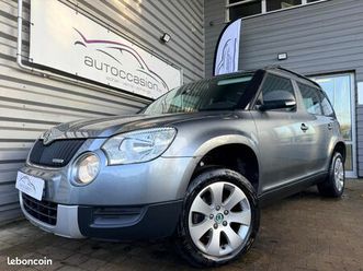 skoda yeti 1.6 cr tdi greenline 105ch 1er propriétaire 105 000km / clim / start and stop / isofix / verrouillage centralisé / ....