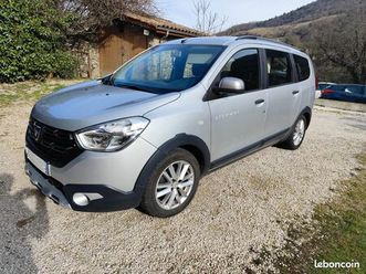dacia lodgy stepway 1.5 bluedci 115 cv - 7 places, camera de recul, attelage, 11-2018, 1er main