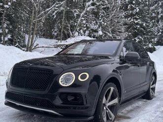 bentley bentayga w12 6.0 bi-turbo 608 cv first édition - origine monaco - pack carbone - suivi bentley monaco