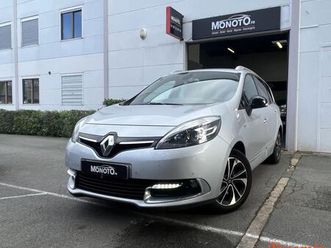 renault grand scenic bose 1.2 tce 130ch radar de recul av / ar / gps / attelage / entretien renault