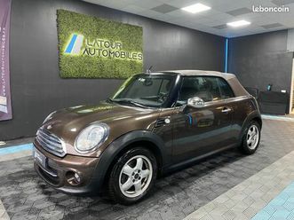 mini cabrio (r57) hot chocolate - 1.6i - 122cv - garantie 12 mois