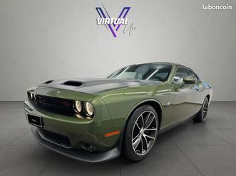 dodge challenger r/t scat pack 6.4 v8 492 ch – harman kardon – toit ouvrant – nappa/alcantara