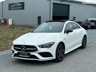mercedes-benz cla 250e 218ch amg line – origine ?? – burmester – carplay – toit ouvrant – caméra de recul – radars av/ar – régulateur – led ambiance – jantes 18