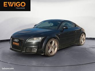 audi tt coupe 2.0 tfsi 210cv s-line s-tronic bva - radar ar - palettes au volant - intérieur cuir/alcantara