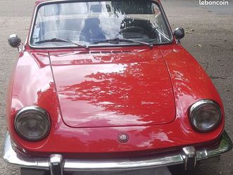 fiat 850 sport 1969 bertone cabriolet rouge